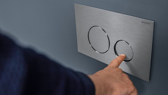 Elegantne WC loputusnupp Geberit Sigma40 sarjast Elegantne WC loputusnupp Geberit Sigma40 sarjast