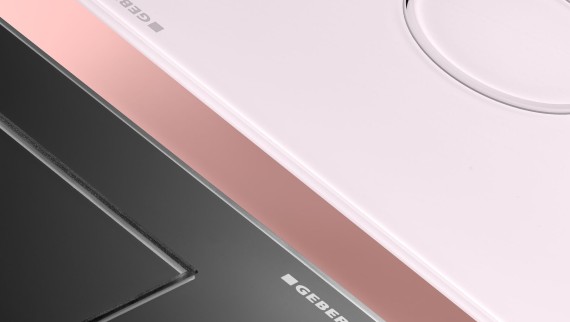 Geberit Sigma40 täiturplaat kõigest 4 mm sügavusega Geberit Sigma40 täiturplaat kõigest 4 mm sügavusega