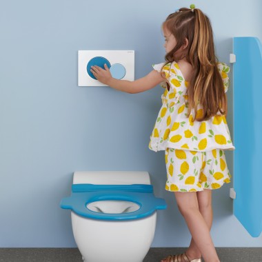Geberit Bambini põrandapealne WC-pott lastele Geberit Bambini põrandapealne WC-pott lastele