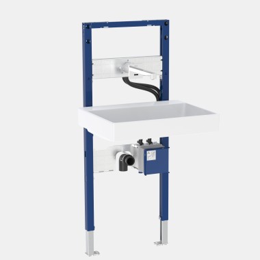 Geberit Duofix element kraanikausile koos Brenta seinakraaniga Geberit Duofix element kraanikausile koos Brenta seinakraaniga