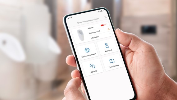Geberit Control App – tööriistade ülevaade