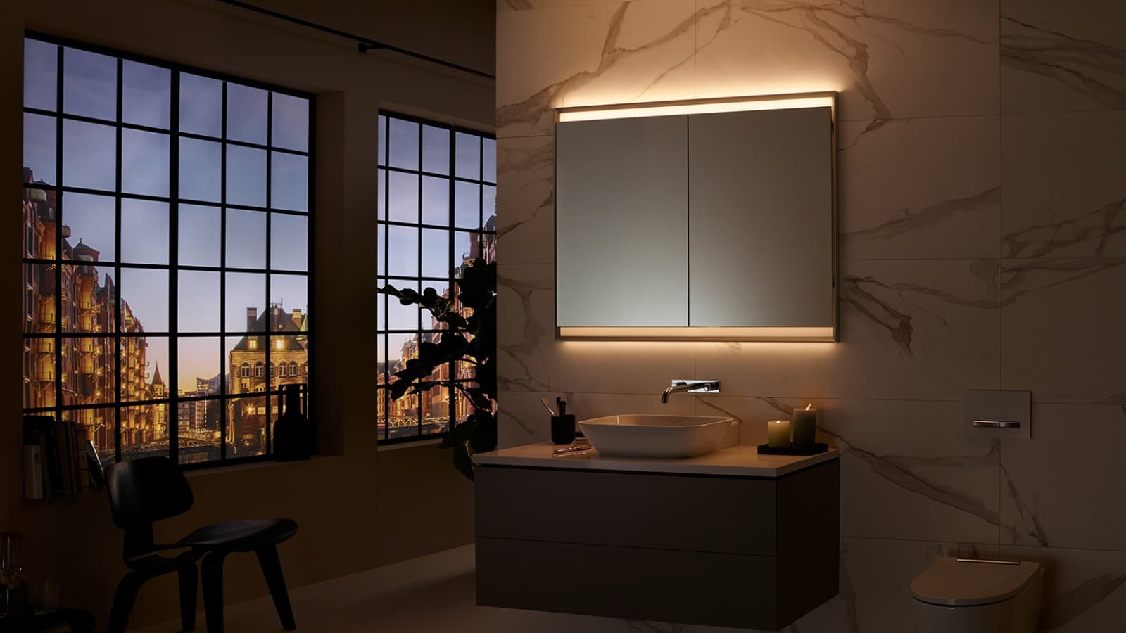 Geberit ONE ComfortLight „küünlavalgus” Geberit ONE ComfortLight „küünlavalgus”