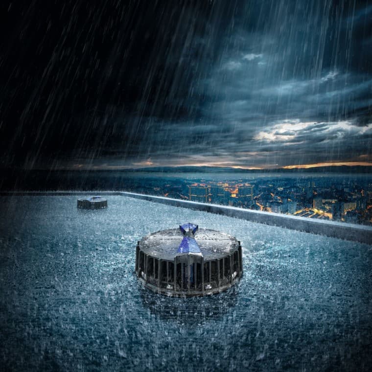 Aktiivne katusekuivendus tootega Geberit Pluvia Aktiivne katusekuivendus tootega Geberit Pluvia