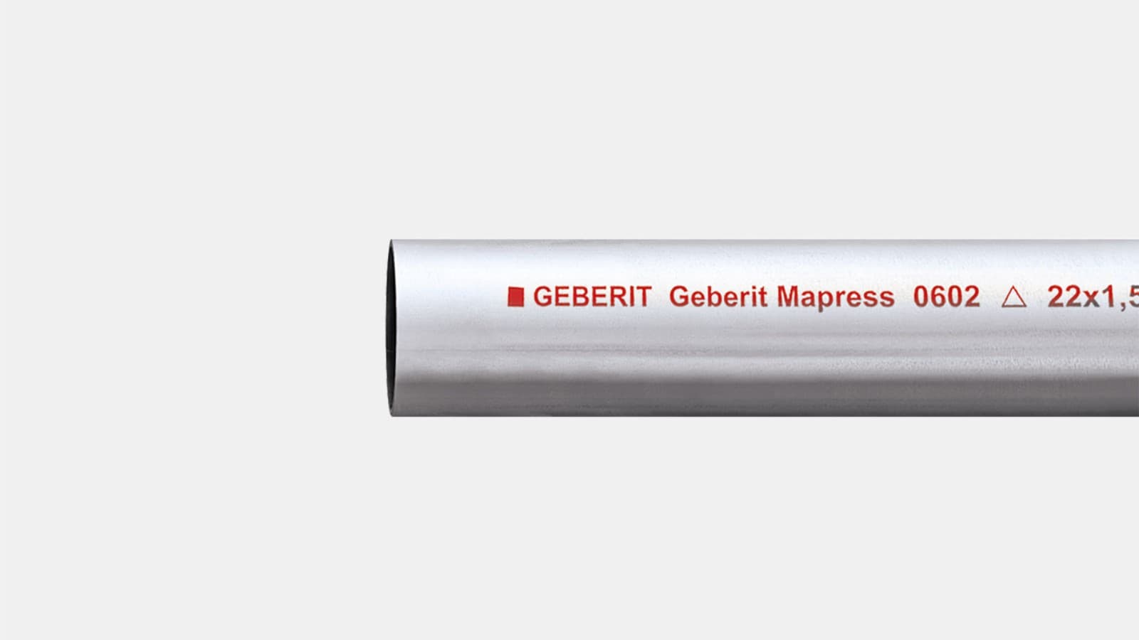 Geberit Mapressi C-terasest süsteemitoru, väljast galvaaniliselt tsingitud