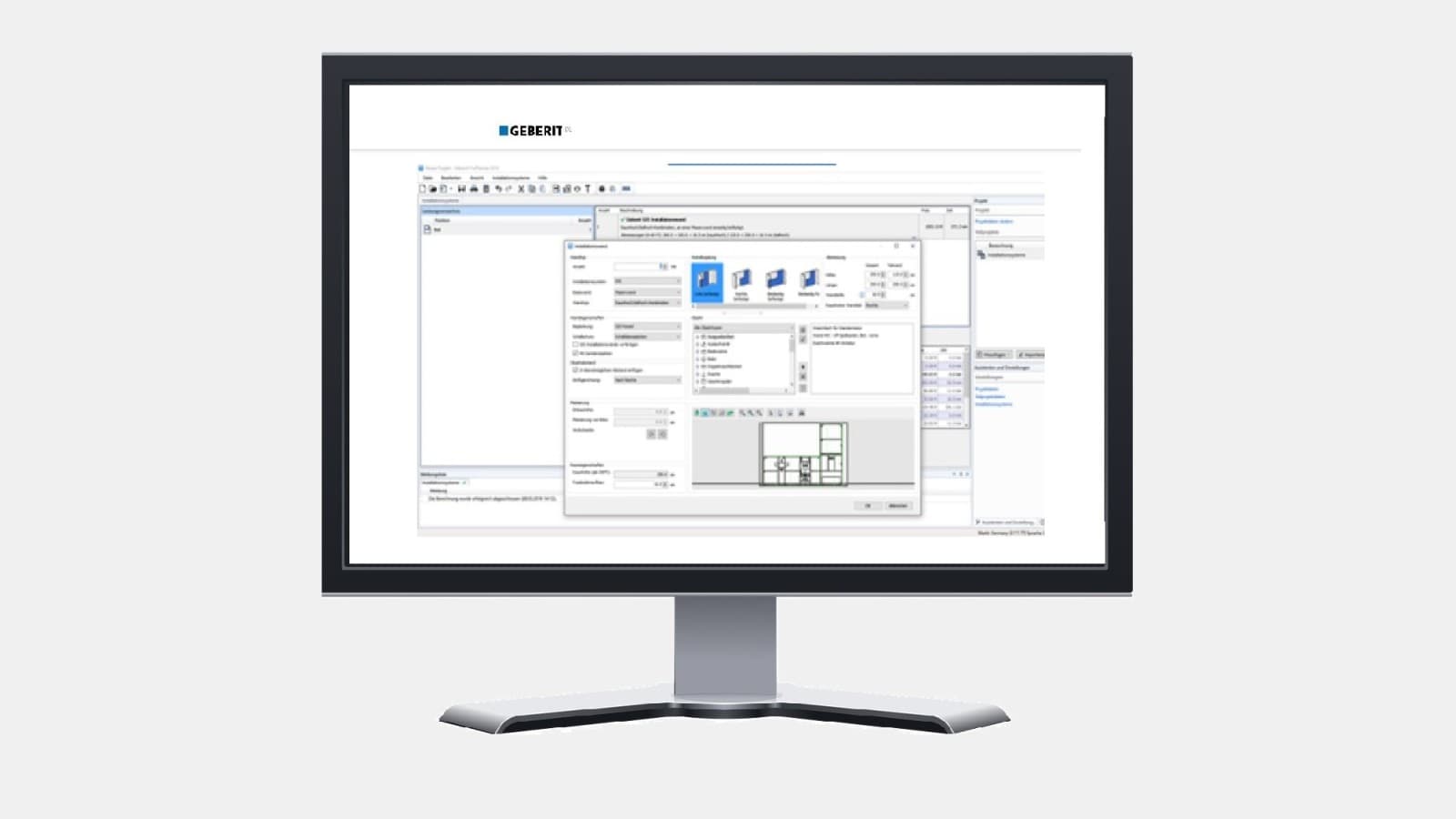 Geberit pakub professionaalidele laia valikut digitaalseid planeerimistööriistu, nagu Geberit ProPlanner Geberit pakub professionaalidele laia valikut digitaalseid planeerimistööriistu, nagu Geberit ProPlanner
