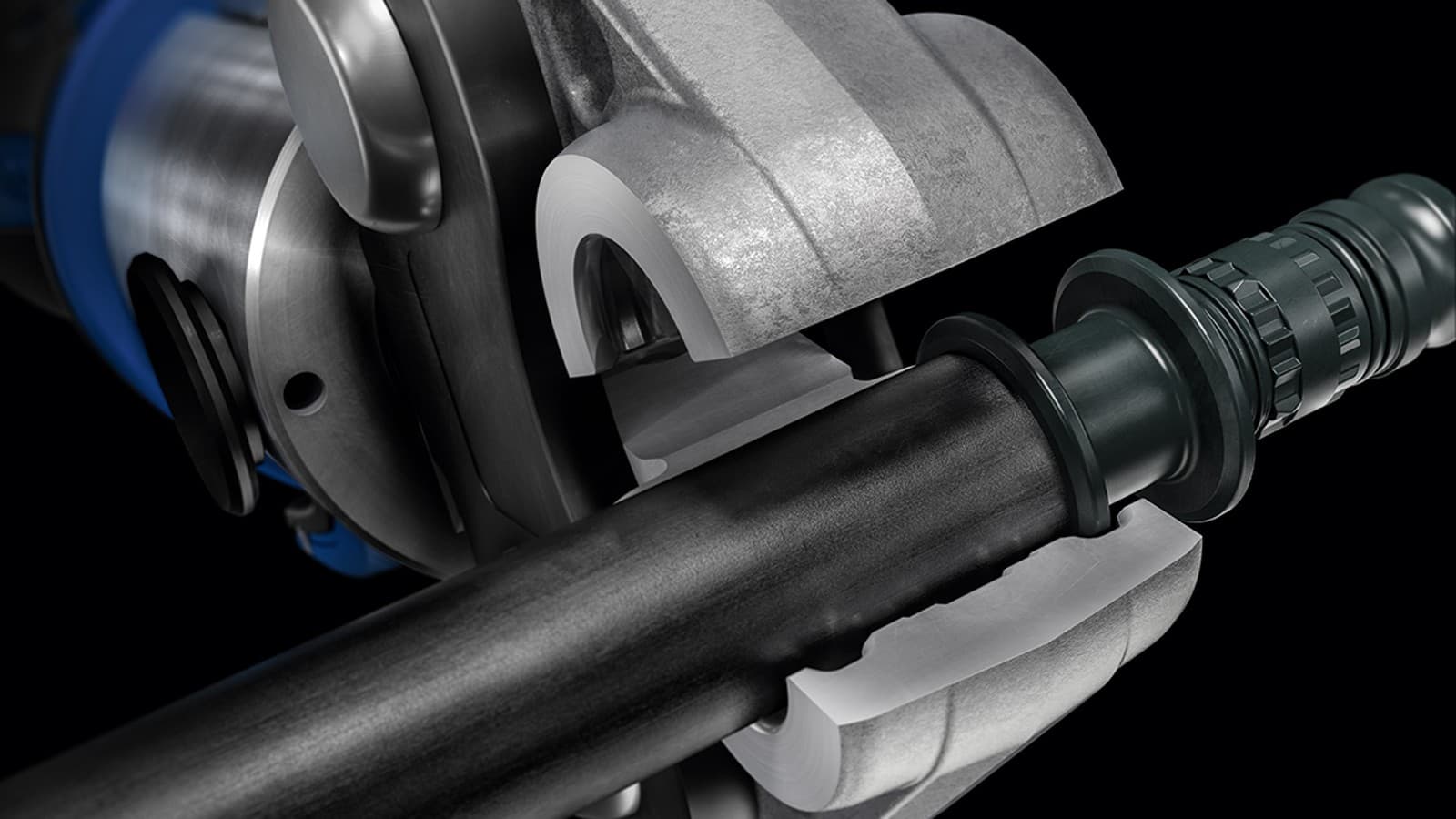 Pressimislõuad koos Mepla süsteemitoruga Pressimislõuad koos Mepla süsteemitoruga